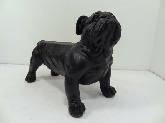 Image 1 of Moderner Beistelltisch, Fußhocker 'Bulldog'