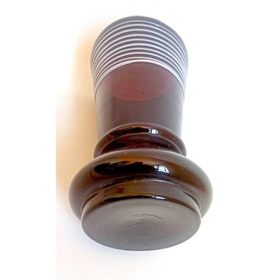 Image 1 of Vase aus Granatglas, 1960