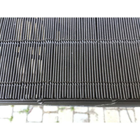 Image 1 of Paar Stehlampen aus geflochtenem Draht, 1990