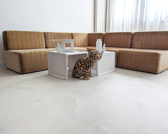 Image 1 of Vintage Element Sofa aus Velours