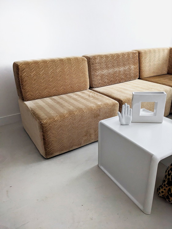 Image 1 of Vintage Element Sofa aus Velours