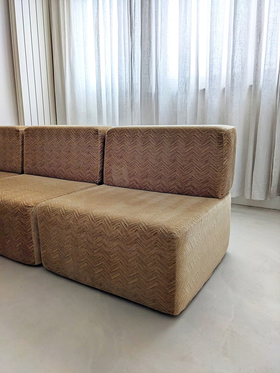 Image 1 of Vintage Element Sofa aus Velours