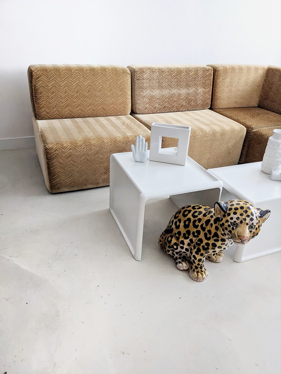 Image 1 of Vintage Element Sofa aus Velours