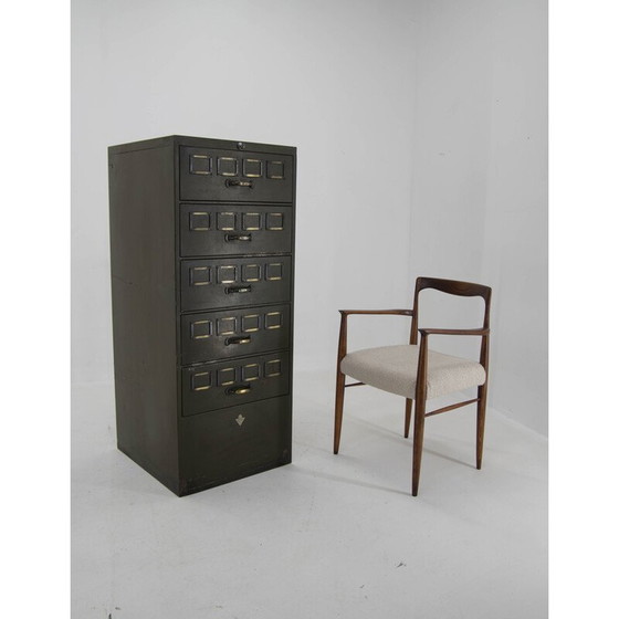 Image 1 of Mehrschubladen-Kartenschrank von August Blodner, Tschechoslowakei 1930er Jahre