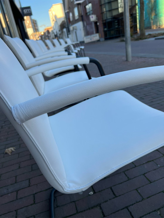 Image 1 of 8x Leolux Freyr Stuhl - weiß