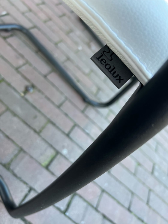 Image 1 of 8x Leolux Freyr Stuhl - weiß