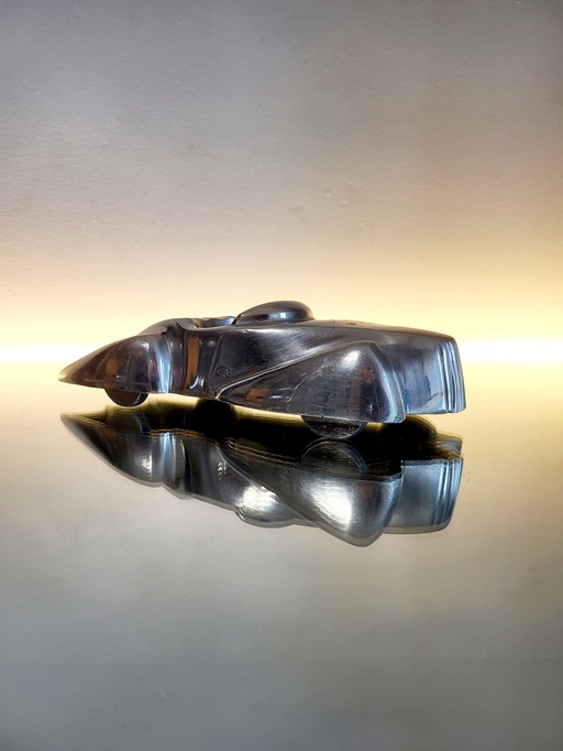 Vintage Batmobile Aschenbecher, Mercedes Benz Sk, Massiv Aluminiumguss, 1950er Jahre