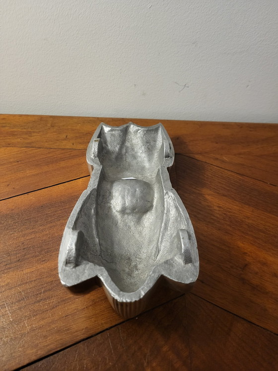 Image 1 of Vintage Batmobile Aschenbecher, Mercedes Benz Sk, Massiv Aluminiumguss, 1950er Jahre