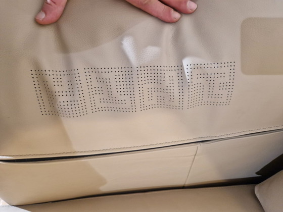 Image 1 of Leolux Bora Balanza 3-Sitzer Sofa Creme Leder design Axel Enthoven