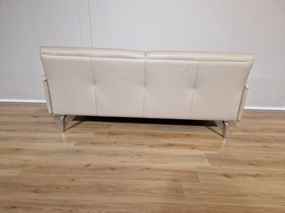 Image 1 of Leolux Bora Balanza 3-Sitzer Sofa Creme Leder design Axel Enthoven