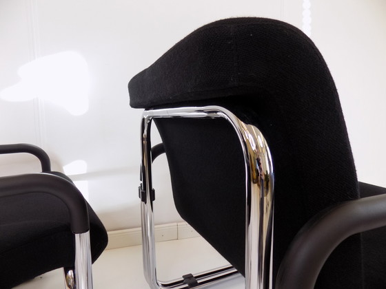 Image 1 of Cazzaro Bauhaus Armlehnstühle aus Stahlrohr, 2er-Set