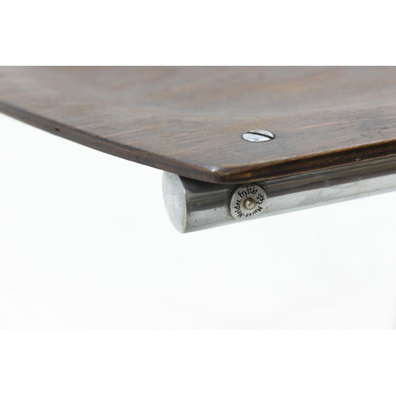 Image 1 of Bauhaus-Hocker aus Chrom von Mücke & Melder für Mart Stam - 1930er Jahre