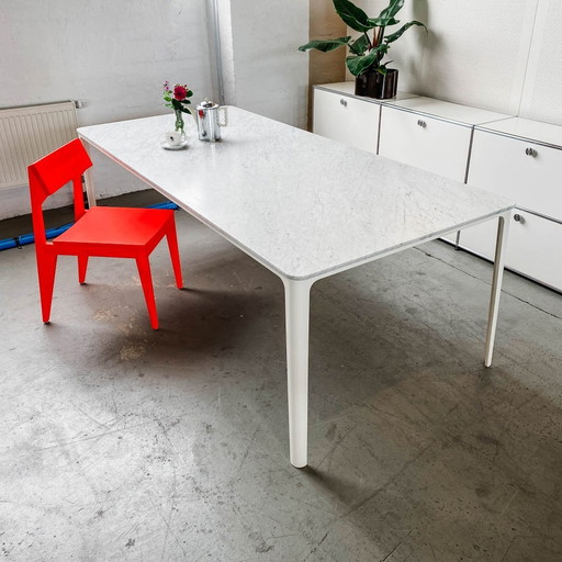 Vitra - Plate Dining Table - Marmor Weiß