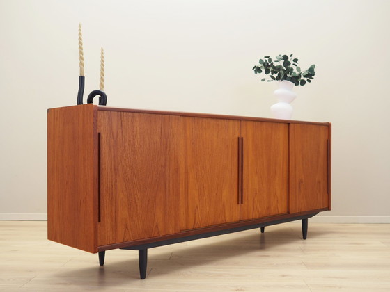 Image 1 of Anrichte aus Teakholz, Dänisches Design, 1970er Jahre, Produktion: Dänemark