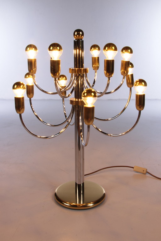 Vintage Italienische Tischlampe Hollywood Regency,1960