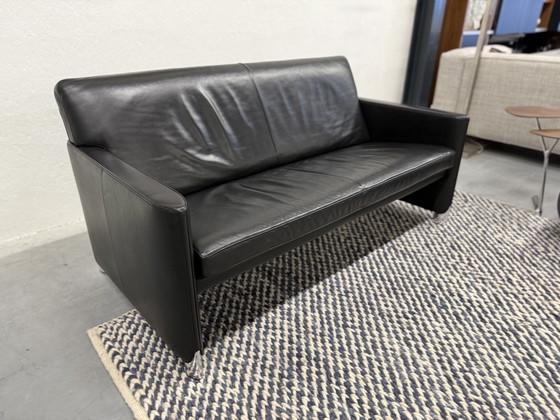 Image 1 of Jori So Good Sofa Schwarzes Leder 2-Sitzer 158