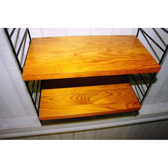 Image 1 of Vintage-Regal aus Kiefernholz von Nisse Strinning, 1960