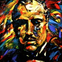 Giclée auf Leinwand von "Der Pate"