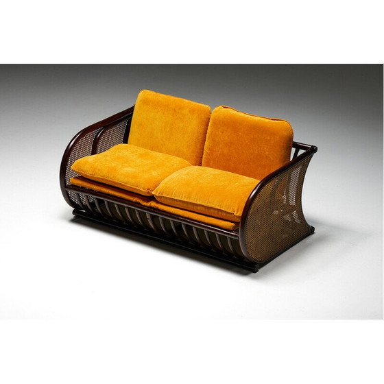 Image 1 of Zweisitziges Sofa aus Bambus, 1970