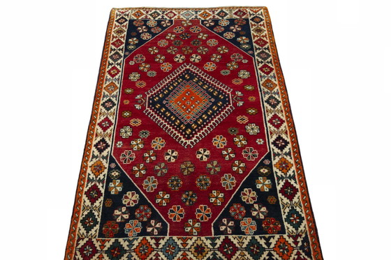 Image 1 of Handgeknüpfter Shiraz Ghashghai Teppich – 204 X 115 Cm