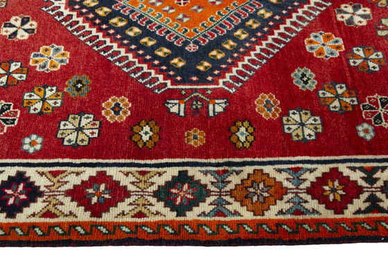 Image 1 of Handgeknüpfter Shiraz Ghashghai Teppich – 204 X 115 Cm