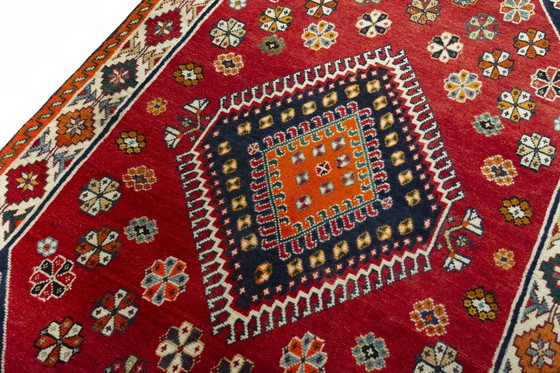 Image 1 of Handgeknüpfter Shiraz Ghashghai Teppich – 204 X 115 Cm