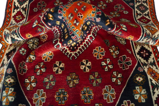 Image 1 of Handgeknüpfter Shiraz Ghashghai Teppich – 204 X 115 Cm