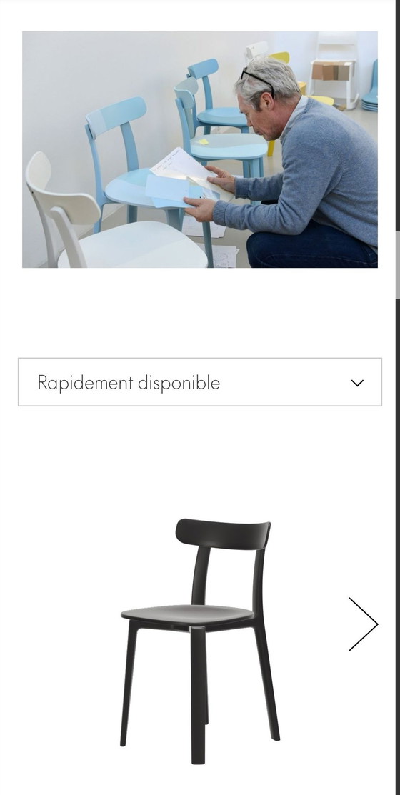 Image 1 of APC Stühle von Jasper Morrison für Vitra, 2010s, Satz von 2