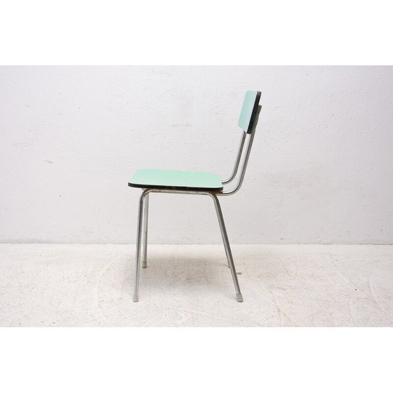 Image 1 of Paar alte tschechoslowakische Formica-Café-Stühle, 1960er Jahre