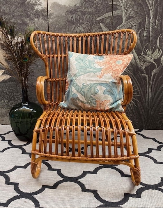 Image 1 of Rattan Bamboo Rohe Sessel Dutch Design