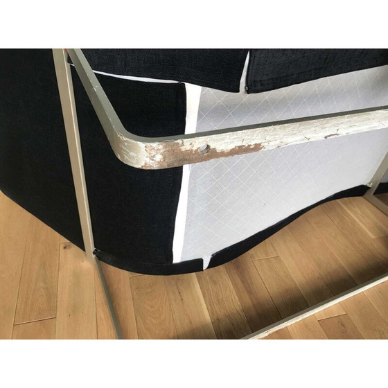 Image 1 of Schwarzes Vintage-Tagesbett, 1980