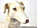 Craquelé-Keramik Greyhound aus der Mitte des Jahrhunderts