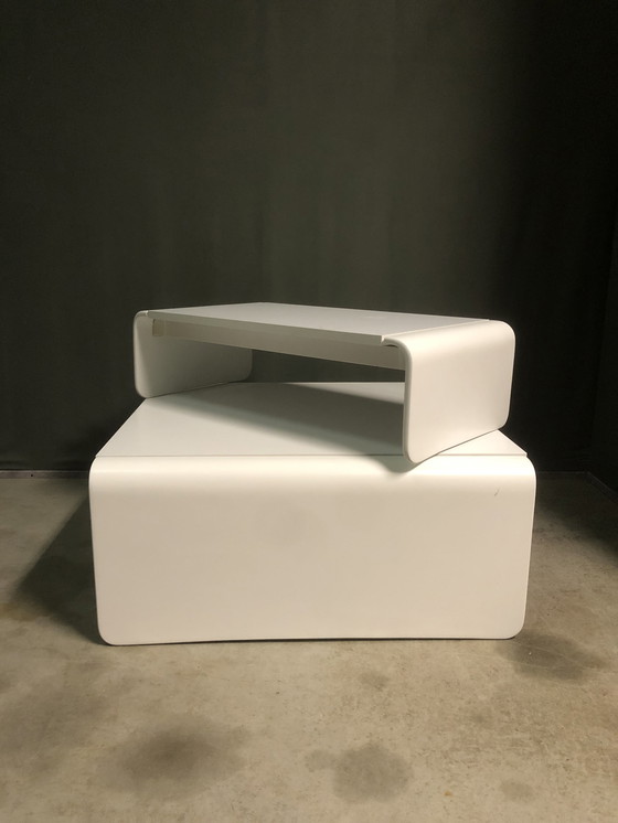 Image 1 of 2x Cor Luigi Colani Couchtische