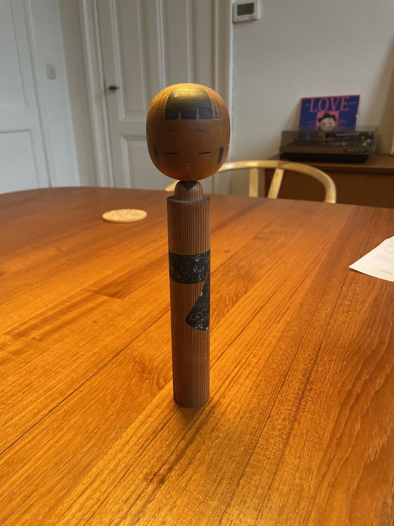 Image 1 of Vintage Kokeshi Japanische Puppen