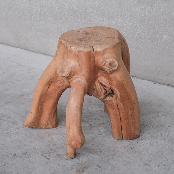 Image 1 of Mid Century Beistelltisch aus Holz, Frankreich 1950er Jahre