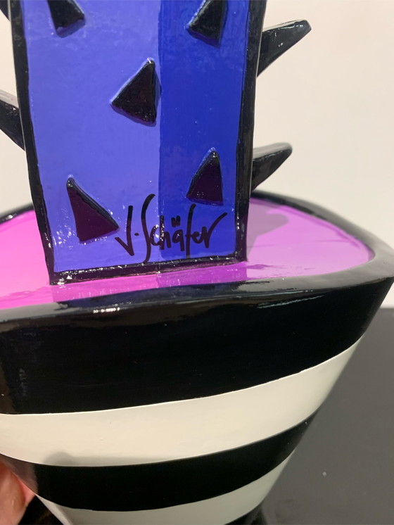 Image 1 of Jacqueline Schäfer - Blauer Kaktus