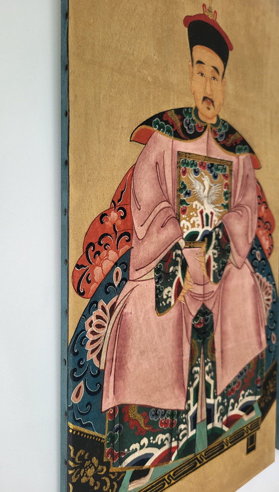 Image 1 of 2x Chinesische Ahnenporträts