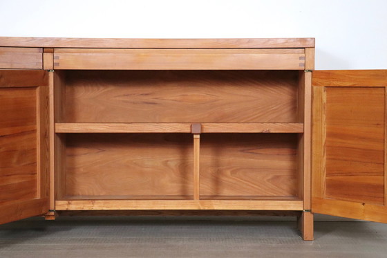 Image 1 of Pierre Chapo R13 Sideboard aus massivem Ulmenholz, Frankreich 1960er Jahre