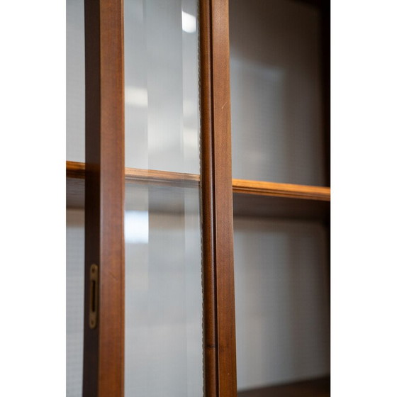 Image 1 of Vintage-Vitrine aus Buchenholz, Italien 1990