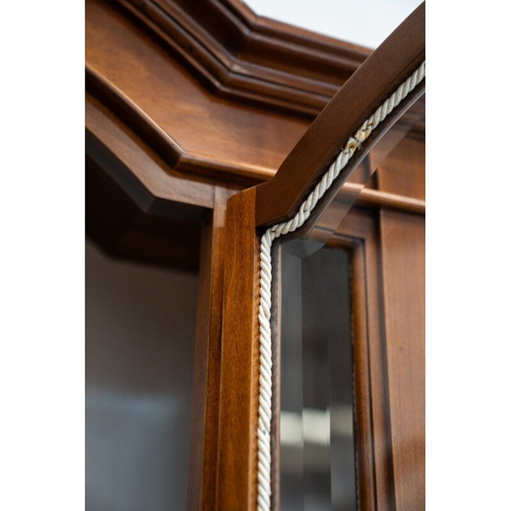 Image 1 of Vintage-Vitrine aus Buchenholz, Italien 1990