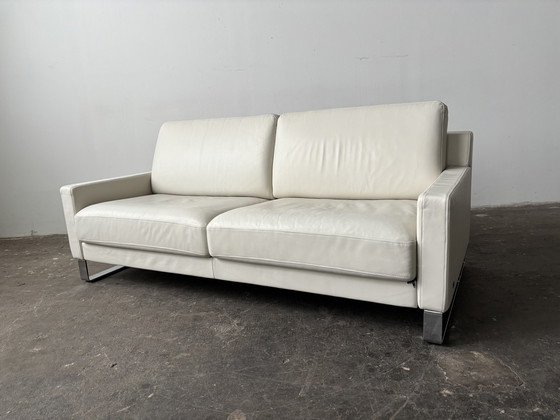 Image 1 of Rolf Benz Ego Ledersofas Couch Hellgrau