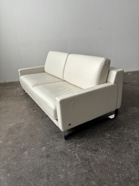 Image 1 of Rolf Benz Ego Ledersofas Couch Hellgrau