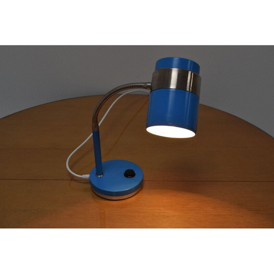 Image 1 of Vintage Tischlampe aus lackiertem Metall, Tschechoslowakei 1970