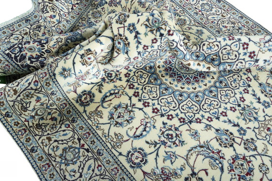 Image 1 of Handgeknüpfter Nain 9 La Orientteppich Mit Seide – 311 X 201 Cm