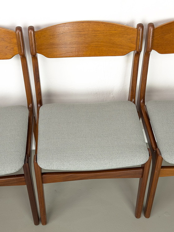 Image 1 of Danish Teak Dining Chairs, 1960s, Set of 6