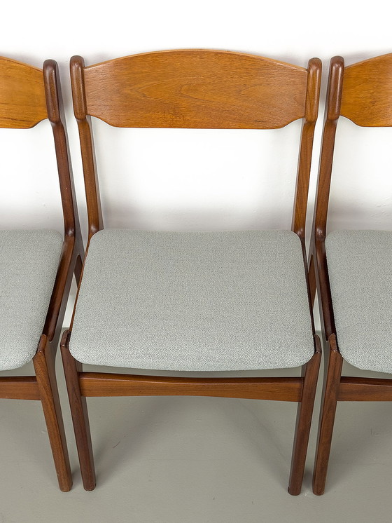 Image 1 of Danish Teak Dining Chairs, 1960s, Set of 6