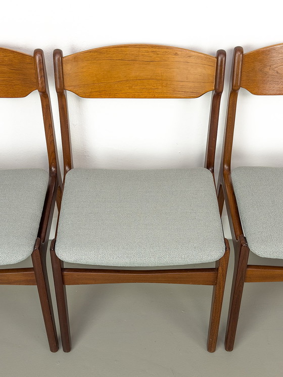 Image 1 of Danish Teak Dining Chairs, 1960s, Set of 6