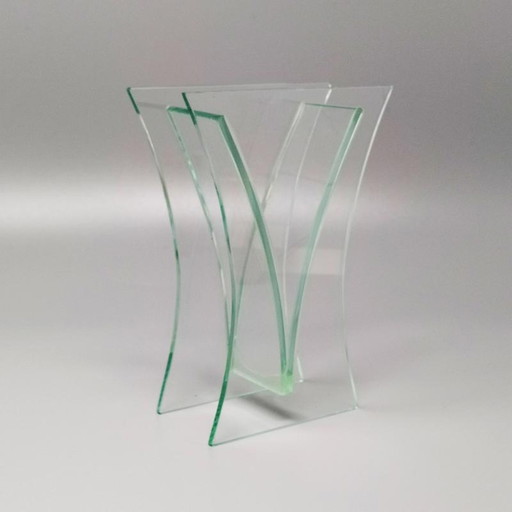 Vase aus den 1960er Jahren in Säurekristall