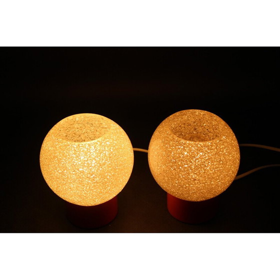 Image 1 of Paar alte Tischlampen von Pokrok Zilina, Tschechoslowakei 1970