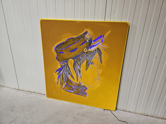 Image 1 of Gorillaz-Kunstwerk groß, beleuchtet